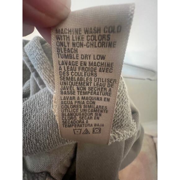 James Perse Maxi Skirt Elastic Waist Drawstrings Back Slit Sz 0 USA Made Cotton - Picture 8 of 10